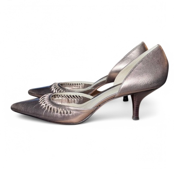 Anne Taylor Bronze Pointed Toe Women's 2.5” Heels - Picture 5 of 8